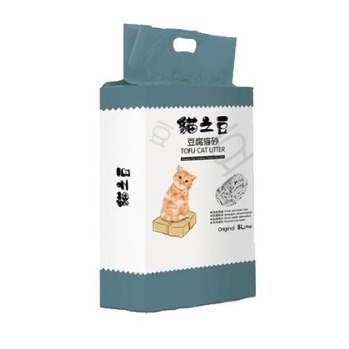 貓之豆 豆腐貓砂 3kg 【單包/2包組】快速凝結 抗菌除臭 貓砂『WANG』-細節圖3
