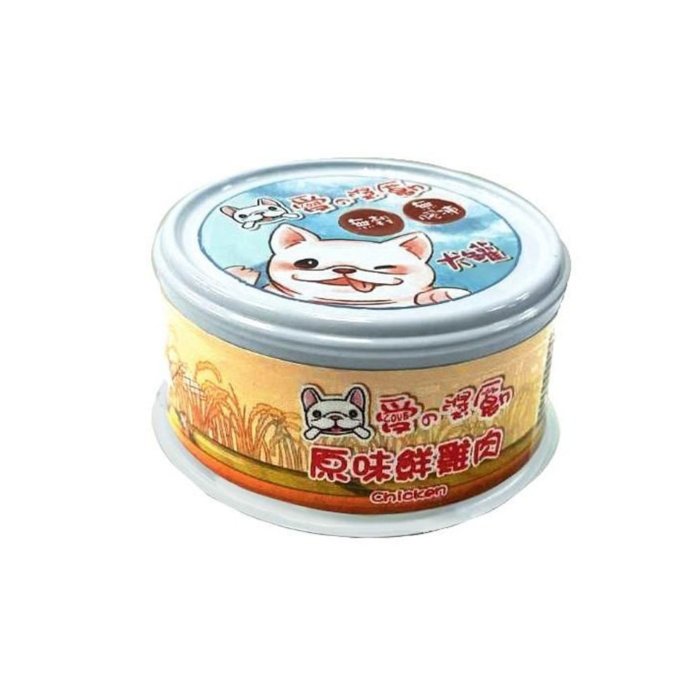 愛的獎勵 無穀犬罐80g 【24罐組】雞高湯添加 無膠凍 肉絲罐 狗罐 狗罐頭『WANG』-細節圖7