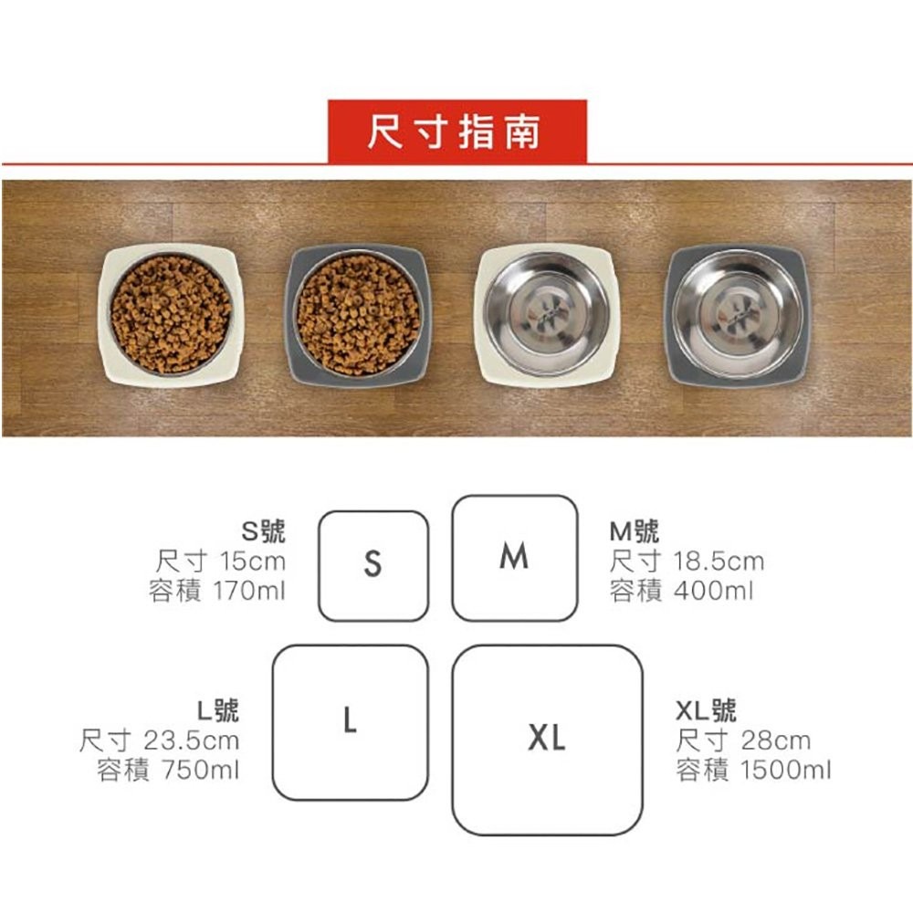 EZYDOG UNO 寵物碗S/M/L/XL 防滑穩固底座 可拆卸碗易於清洗 寵物食碗『WANG』-細節圖11