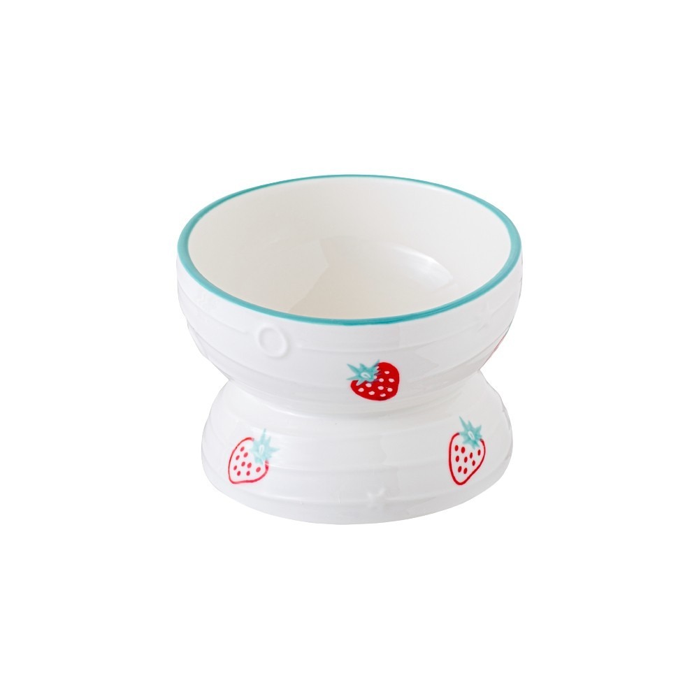 CatFeet 星空陶瓷碗 平面陶瓷碗 淺碗 斜面陶瓷碗 水果斜面陶瓷碗 寵物餐碗『WANG』-細節圖3