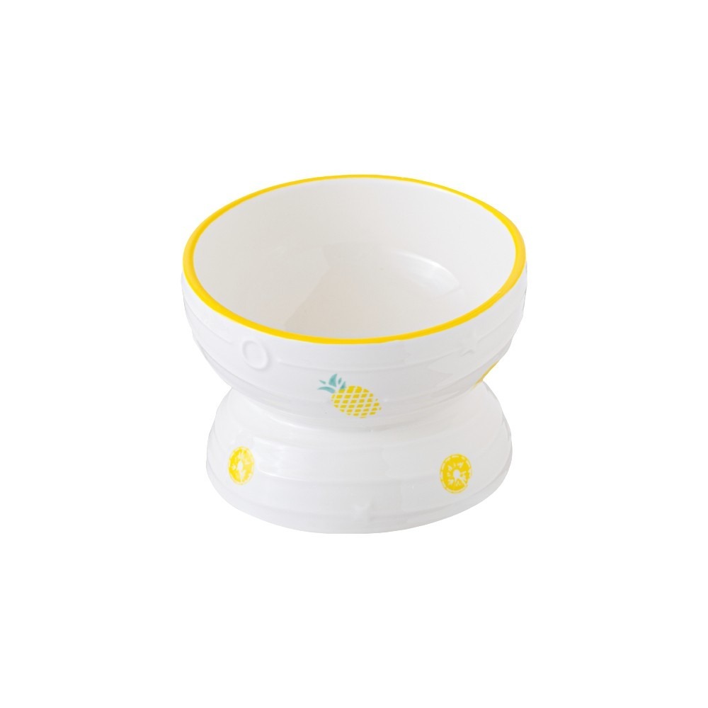 CatFeet 星空陶瓷碗 平面陶瓷碗 淺碗 斜面陶瓷碗 水果斜面陶瓷碗 寵物餐碗『WANG』-細節圖5