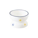 CatFeet 星空陶瓷碗 平面陶瓷碗 淺碗 斜面陶瓷碗 水果斜面陶瓷碗 寵物餐碗『WANG』-規格圖10