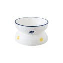 CatFeet 星空陶瓷碗 平面陶瓷碗 淺碗 斜面陶瓷碗 水果斜面陶瓷碗 寵物餐碗『WANG』-規格圖10