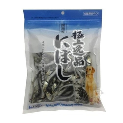 日本藤澤-極上逸品珍味魚乾-沙丁魚 150g 犬貓零食『WANG』