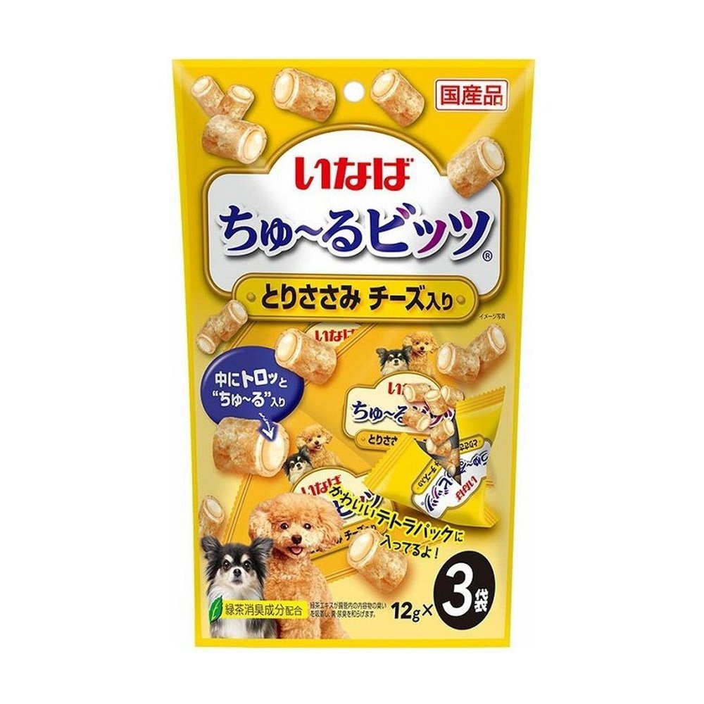 CIAO INABA 犬用 啾嚕夾心肉泥捲12gx3入/包 犬用零食 肉泥捲心酥 公司貨 狗零食『WANG』-細節圖7