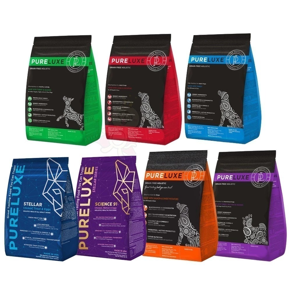 美國 PURELUXER 純華 犬糧 4磅 類orijen 無穀高蛋白 全齡犬 狗乾糧 狗主食 狗飼料『林口旗艦店』-細節圖3