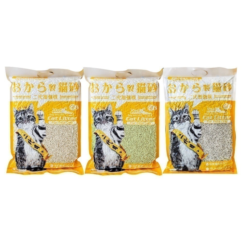 ⚡限定商品下殺⚡icat 寵喵樂 環保天然豆腐砂 6L扎實的凝結力  豆腐砂 貓砂『林口旗艦店』-細節圖2