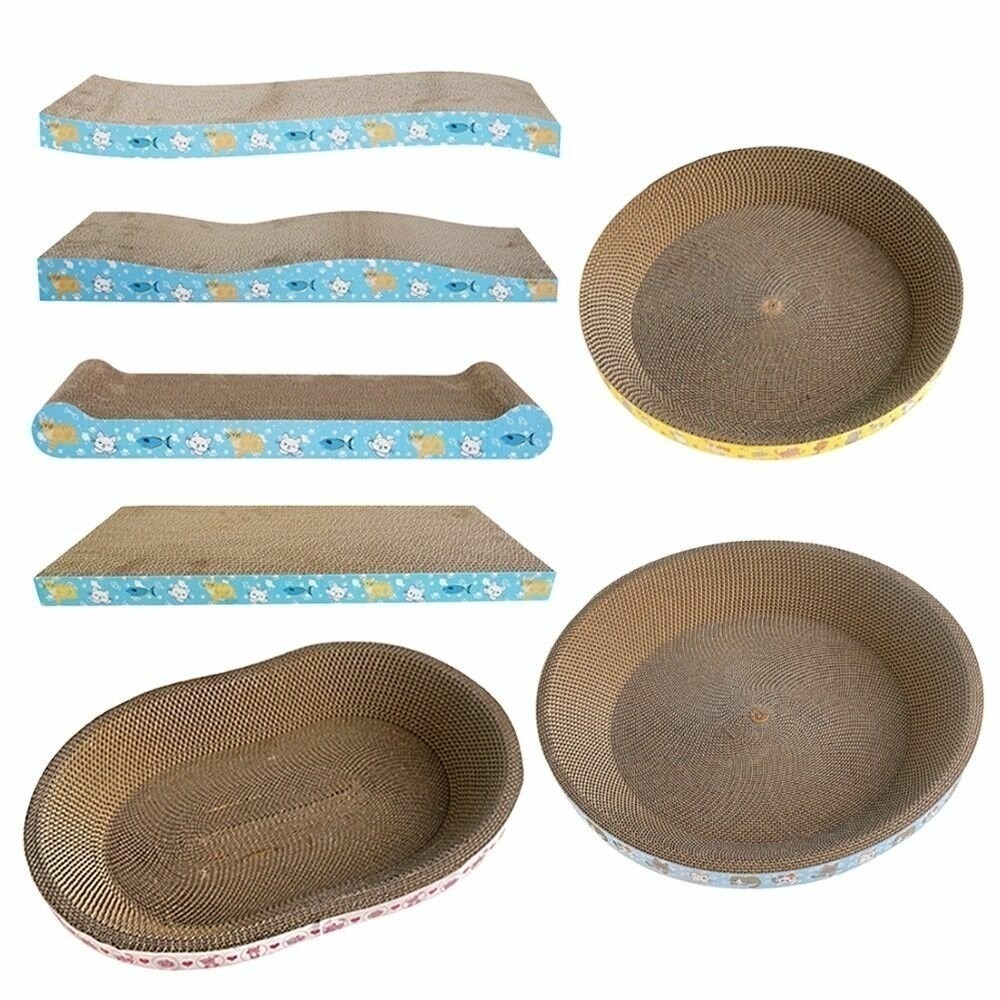 🔥特價下殺🔥icat 寵喵樂 貓抓板 S型波浪款 拱型骨型 長方型平面 拱型 平板式 可愛貓咪『林口旗艦店』-細節圖4