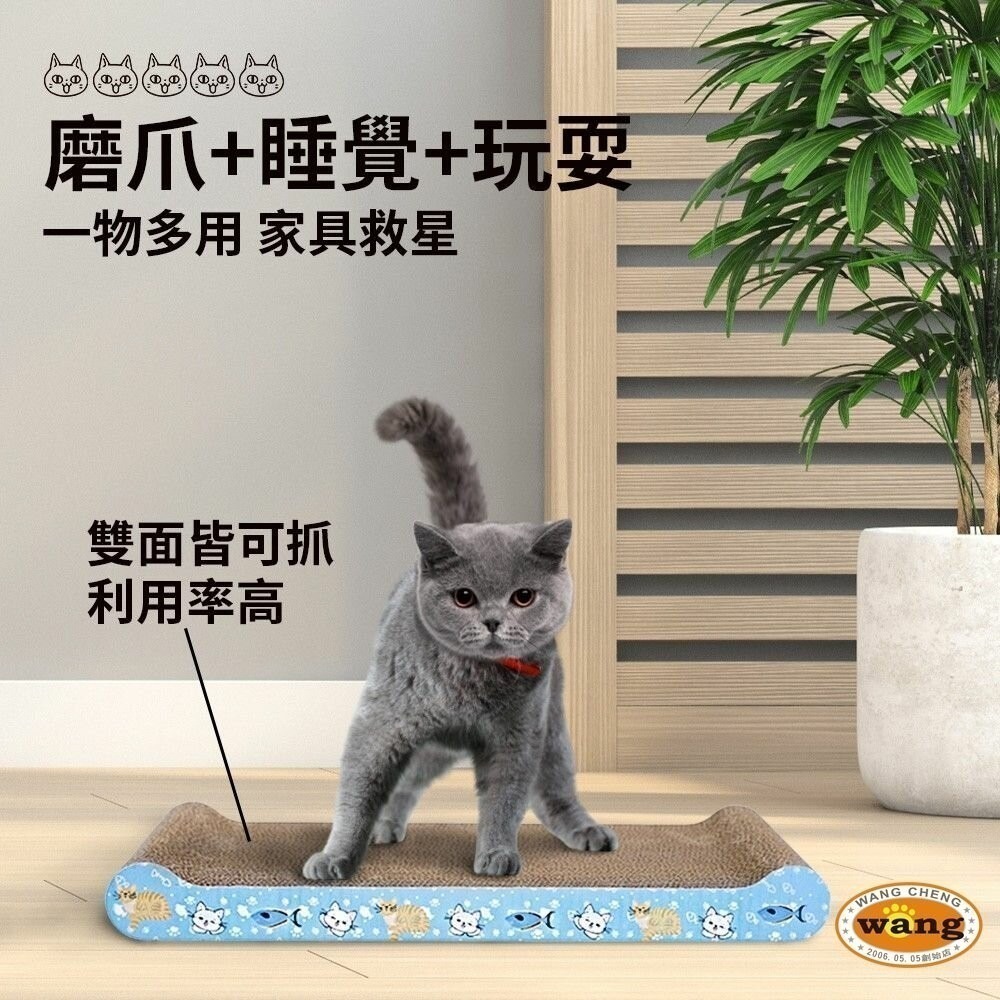 🔥特價下殺🔥icat 寵喵樂 貓抓板 S型波浪款 拱型骨型 長方型平面 拱型 平板式 可愛貓咪『林口旗艦店』-細節圖6