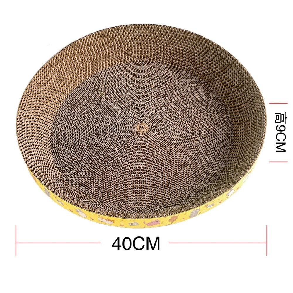 icat 寵喵樂 貓抓板 S型波浪款 拱型骨型 長方型平面 拱型貓抓板 平板式 可愛貓咪貓抓板『林口旗艦店』-規格圖6