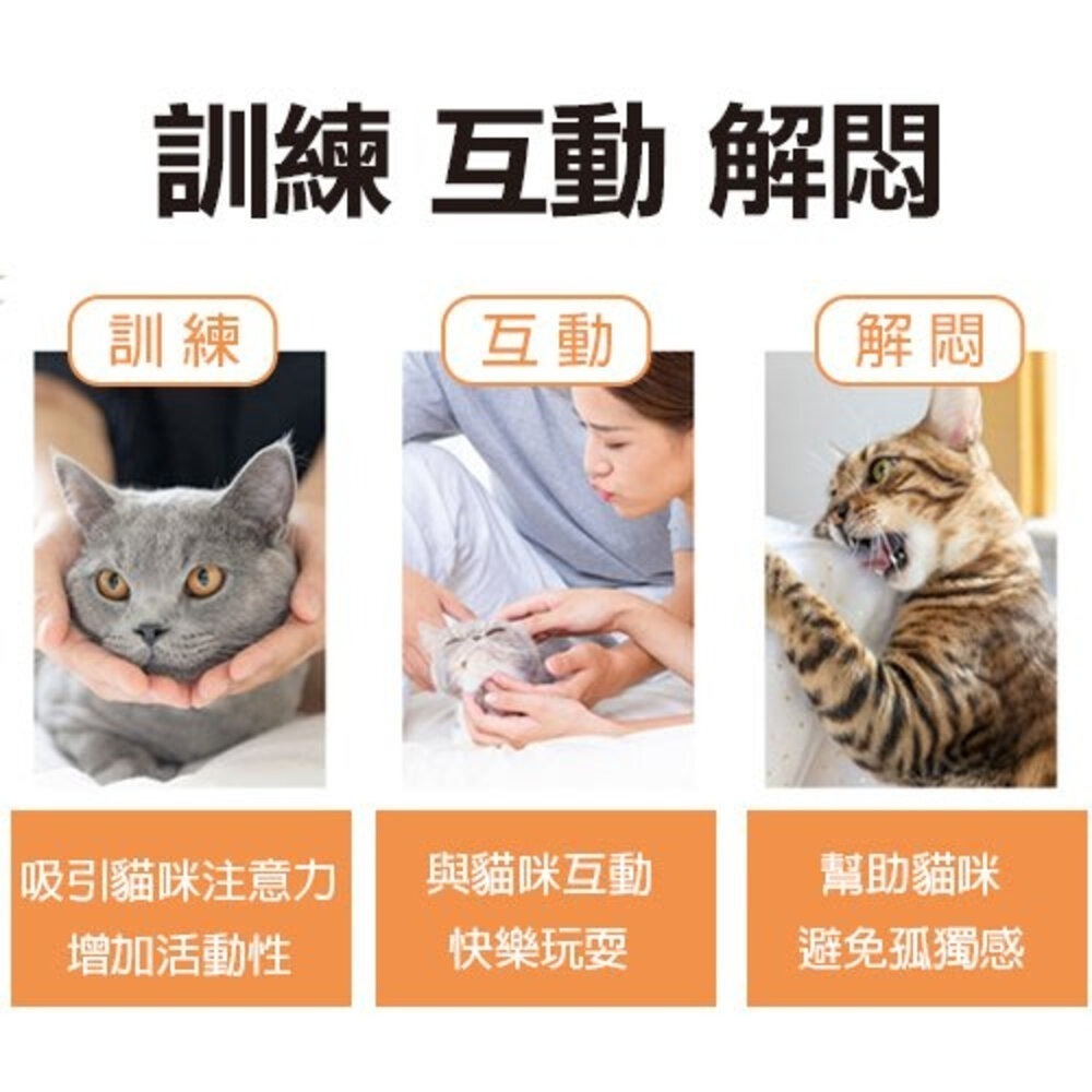 🔥特價下殺🔥icat 寵喵樂 貓咪逗貓棒 彩色羽毛｜ 彩帶流蘇｜ 豹紋款 逗貓棒 不挑顏色 隨機出貨『林口旗艦店』-細節圖3