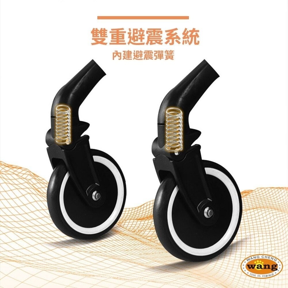 【免運】BND中小型寵物推車 外出貓狗包 車包分離 折叠铝合金 滅震推車 BNDC106『林口旗艦店』-細節圖8