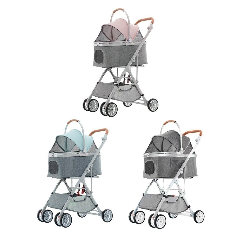 📣年終特價活動🎉BND寵喵樂 可分離式寵物推車 BND103  可調節 可分離式 一鍵收車 寵物推車『林口旗艦店』-細節圖2