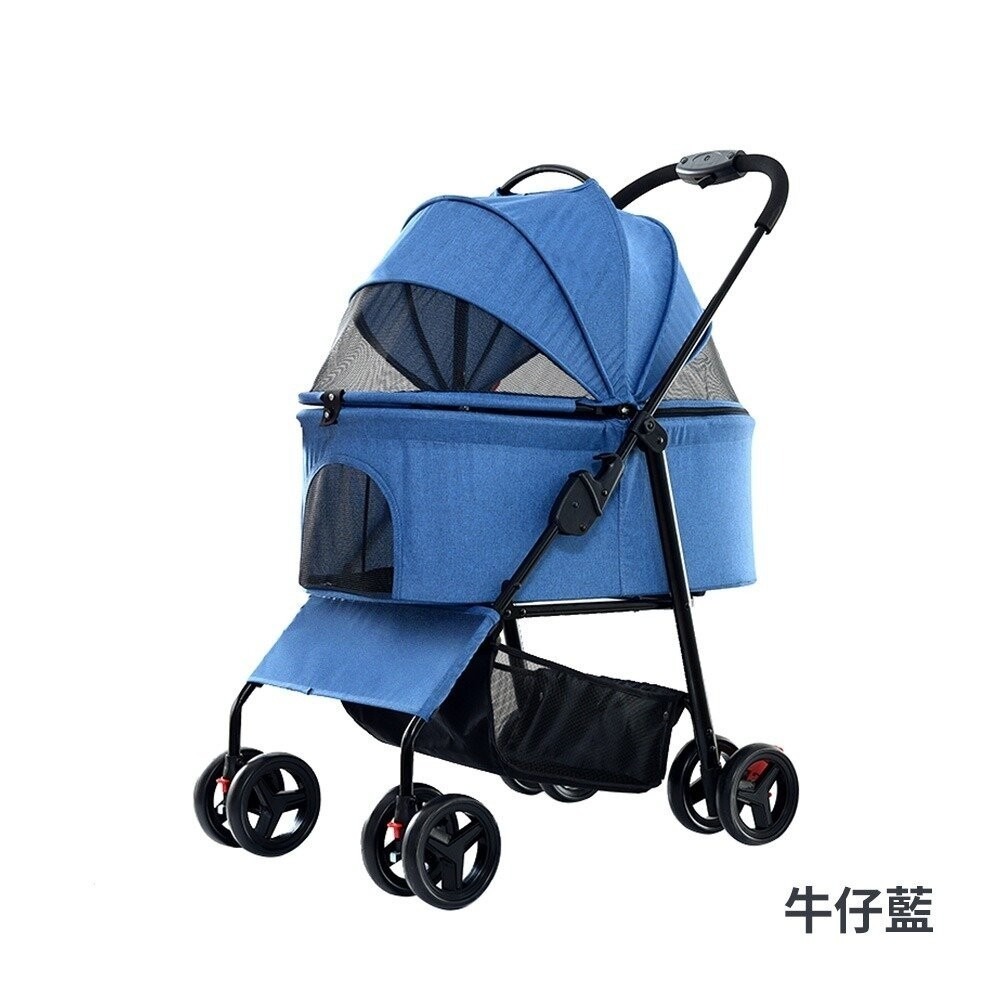 【免運】BND 輕便戶外寵物推車 外出寵物車 可分離式 推車 貓狗寵物車 BNDK107『林口旗艦店』-規格圖9