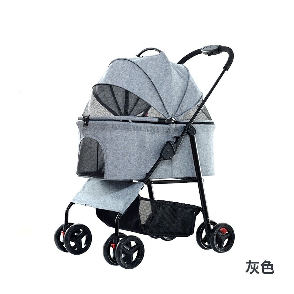 【免運】BND 輕便戶外寵物推車 外出寵物車 可分離式 推車 貓狗寵物車 BNDK107『林口旗艦店』-規格圖9