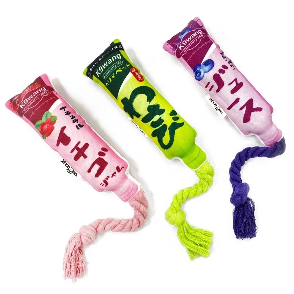 icat 寵喵樂 犬貓玩具 K9wang 帶繩調味棒寵物玩具 貓草玩具 韓國零食玩具 貓玩具 狗玩具『林口旗艦店』-細節圖2