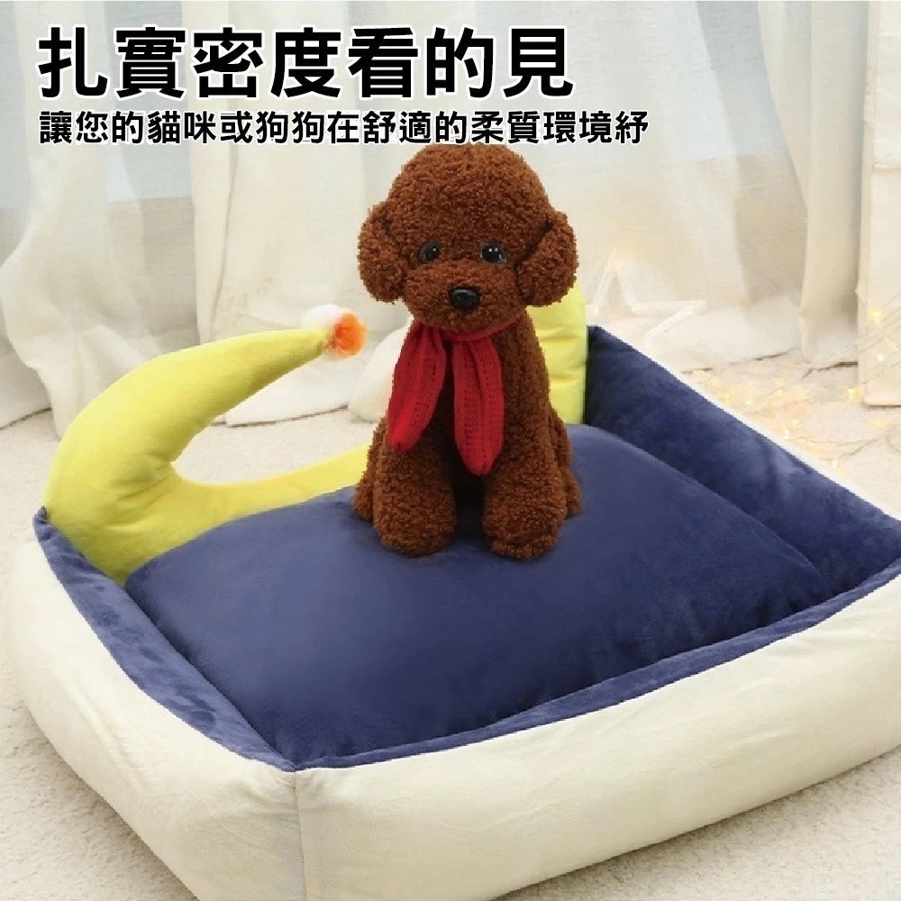 🔥現貨出清🔥icat 寵喵樂 貓隧道 超厚實睡床 花開富貴睡窩XL 犬貓睡床 睡墊   售完不補『林口旗艦店』-細節圖4