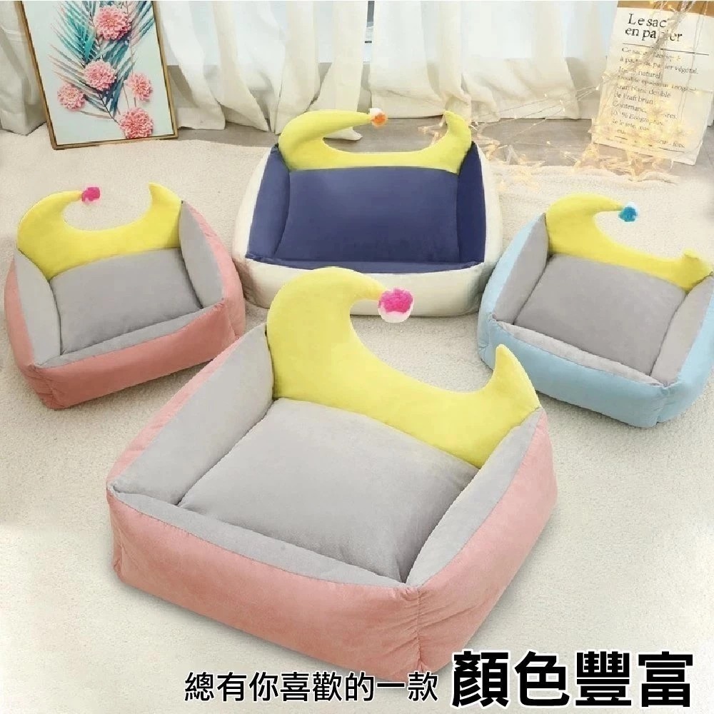 🔥現貨出清🔥icat 寵喵樂 貓隧道 超厚實睡床 花開富貴睡窩XL 犬貓睡床 睡墊   售完不補『林口旗艦店』-細節圖5