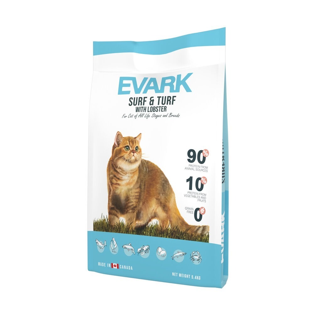 EVARK 渴望  無穀貓飼料 1kg【免運】鮮雞 海陸龍蝦 羊肉鮭魚 室內高齡貓 無榖貓 貓糧『林口旗艦店』-規格圖10