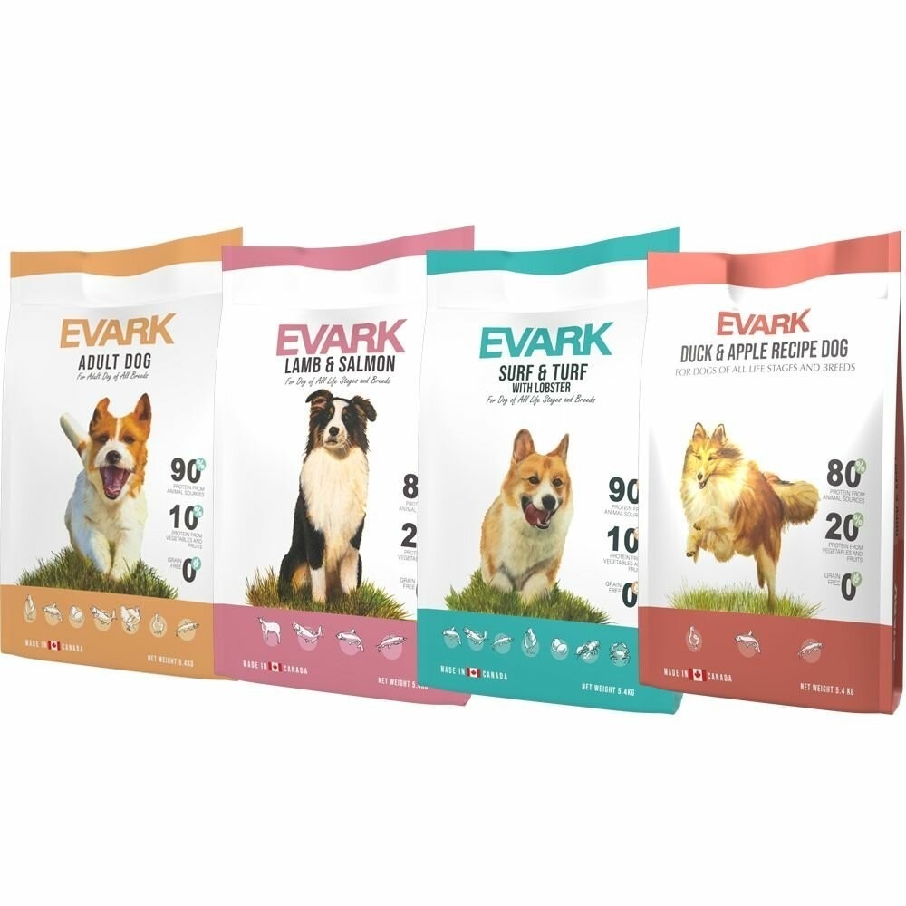 EVARK 渴望 無穀狗飼料 5.4kg【免運】鮮雞 海陸龍蝦 羊肉鮭魚 鴨肉蘋果 犬糧『林口旗艦店』-細節圖2