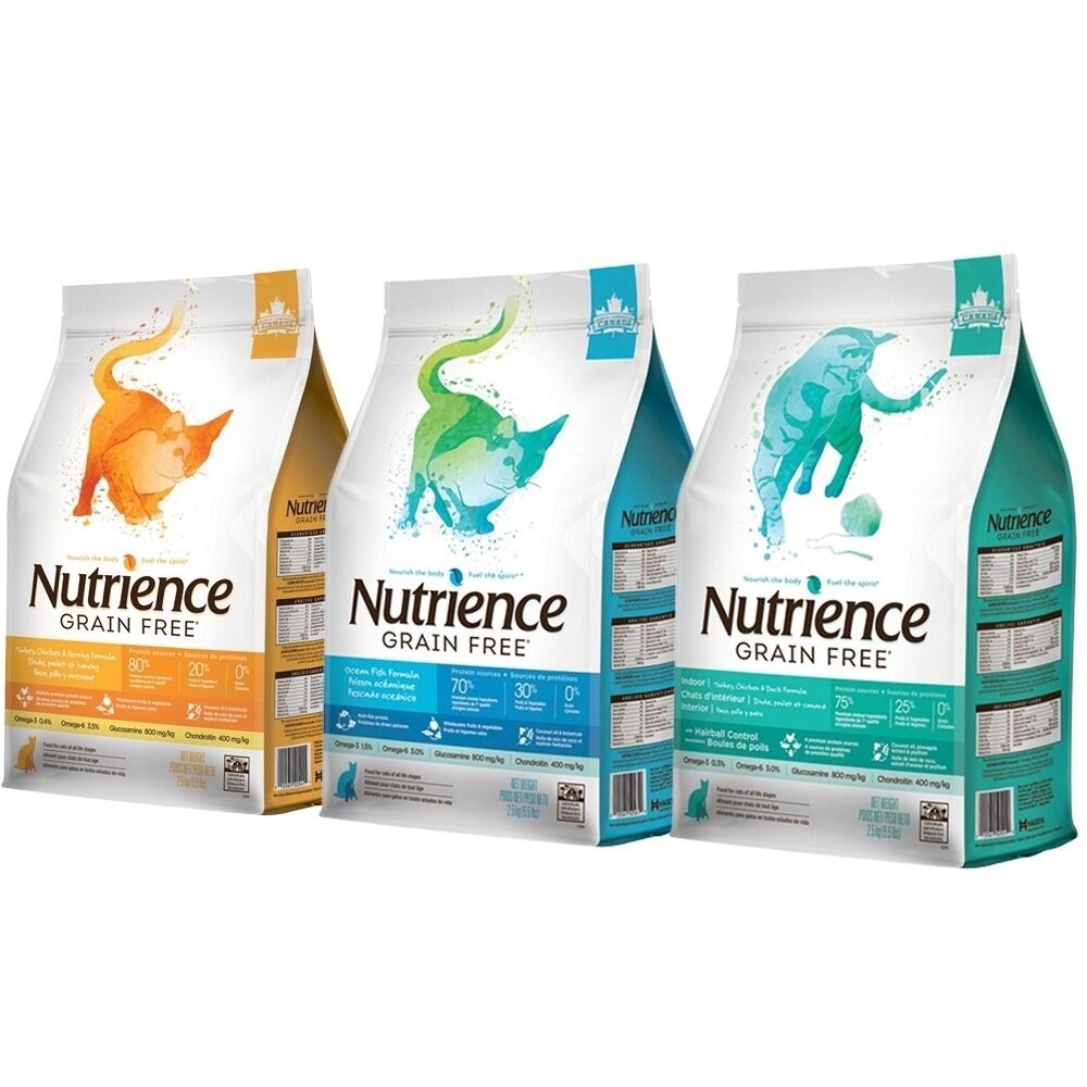 Nutrience 紐崔斯 無穀養生貓糧1.13Kg-5kg 成貓 室內貓 多種魚 無穀貓 養生貓 貓飼料『林口旗艦店』-細節圖2