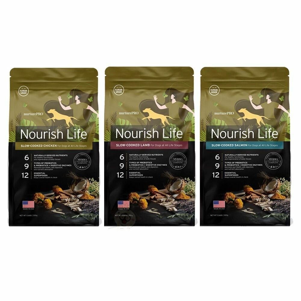 Nurture PRO 天然密碼 犬糧300g 低敏羊肉 低敏鮭魚 低敏雞肉 全齡犬 狗飼料『林口旗艦店』-細節圖2