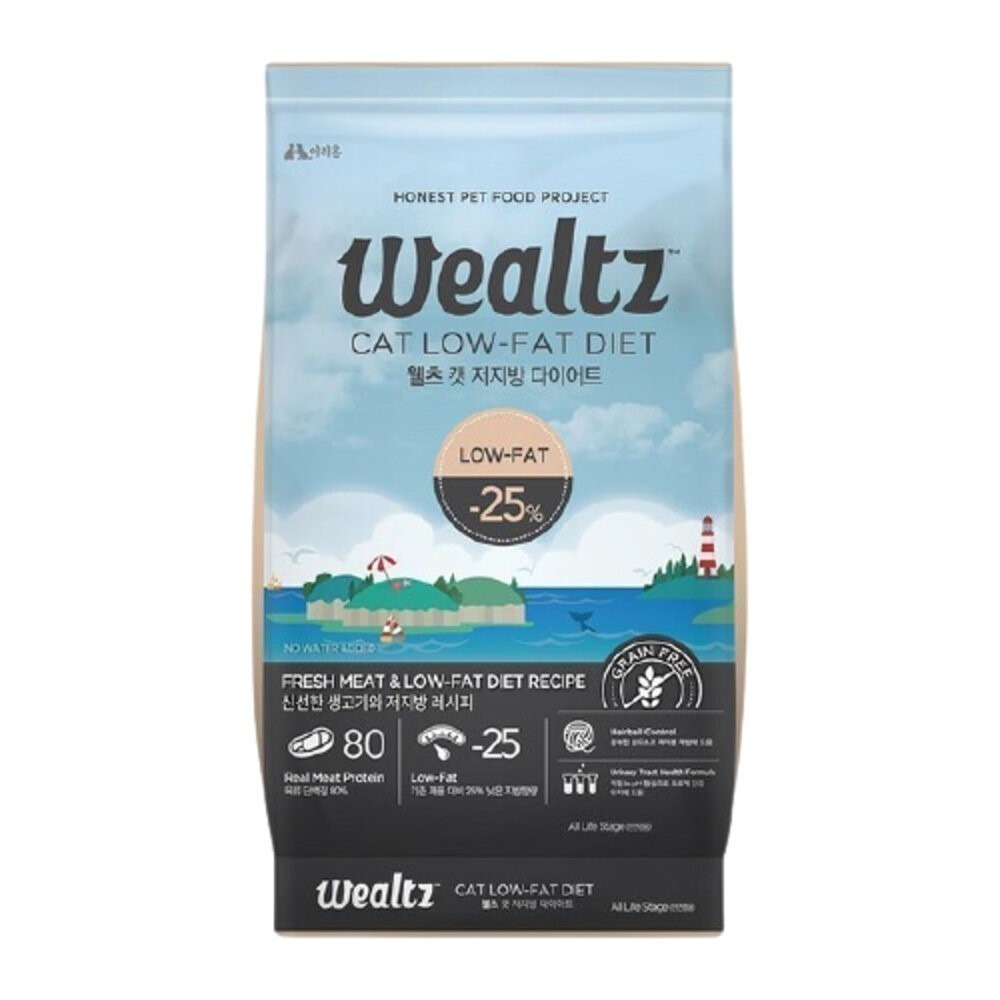 Ｗealtz 維爾滋 天然無穀寵物貓糧 300g 夾鏈獨立包 幼成貓 全齡貓 化毛貓 低脂貓 貓飼料『旺城寵物』-規格圖6