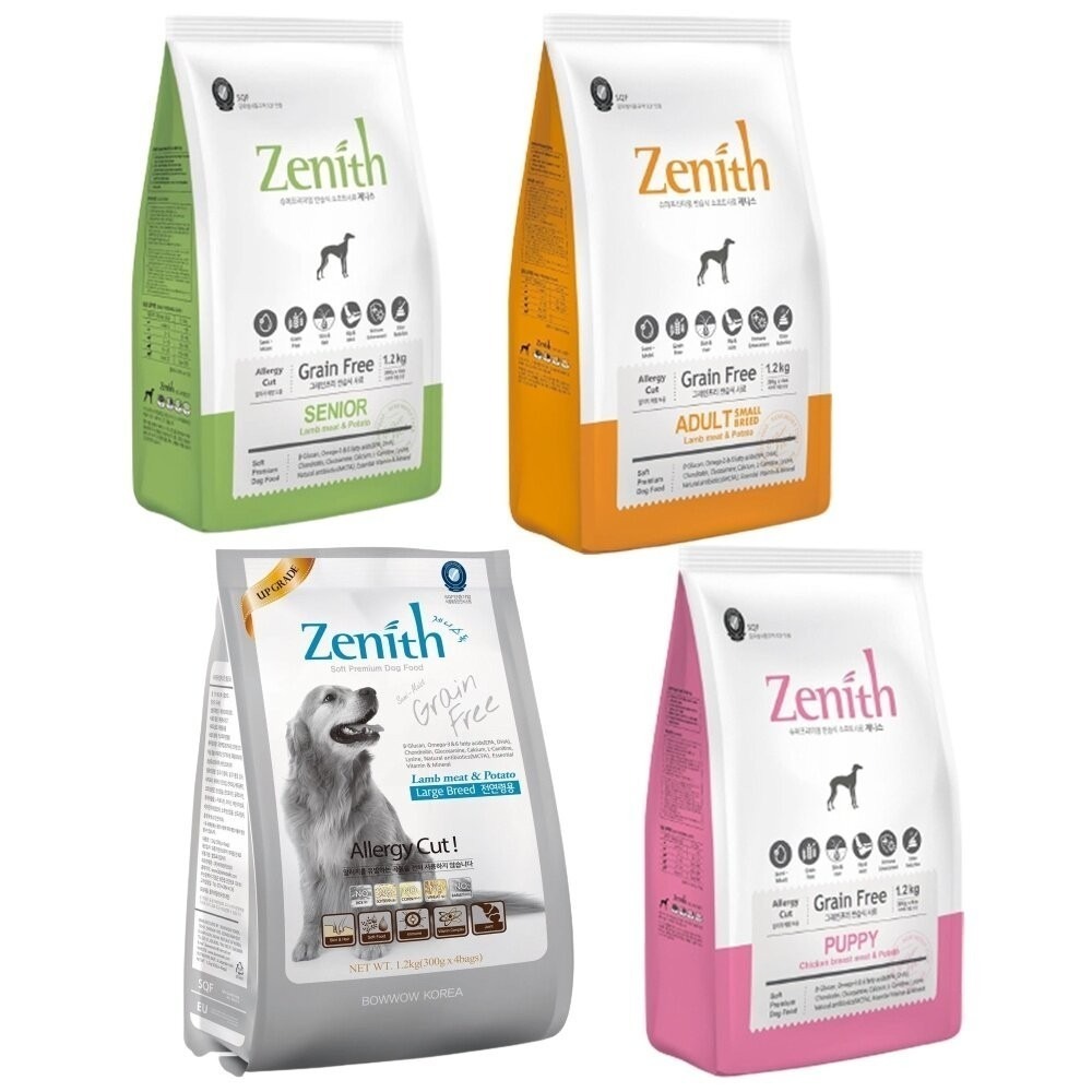 Zenith 先利時 頂級無榖犬軟飼料1.2kg-3Kg 幼母犬 全齡犬 低敏成犬 低敏高齡體控犬 犬糧『林口旗艦店』-細節圖2