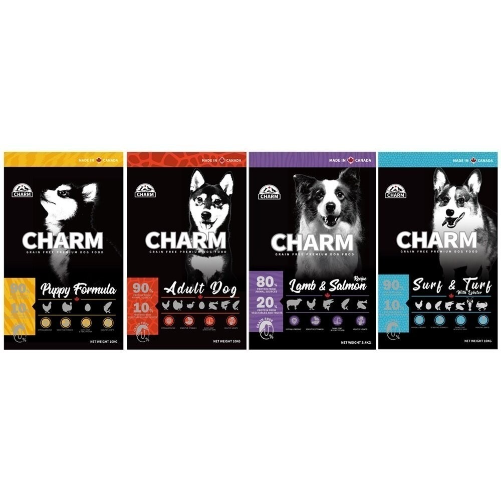 CHARM 野性魅力 優質無穀犬糧 1kg-2kg 羊肉鮭魚｜海陸龍蝦盛宴 挑嘴犬 幼犬 成犬 狗飼料『林口旗艦店』-細節圖3