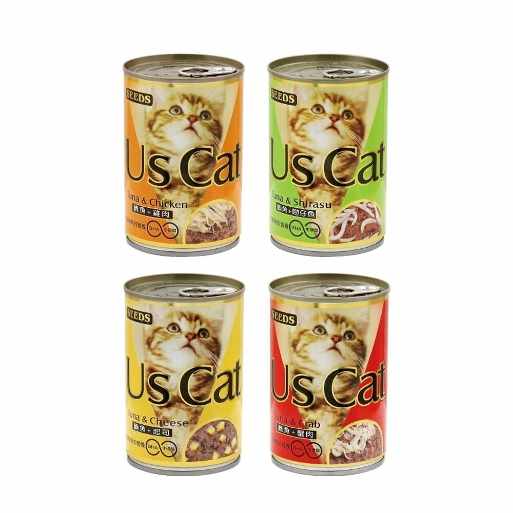 【單罐】SEEDS 惜時 聖萊西 貓罐頭400g US CAT 愛貓餐罐『林口旗艦店』-細節圖2