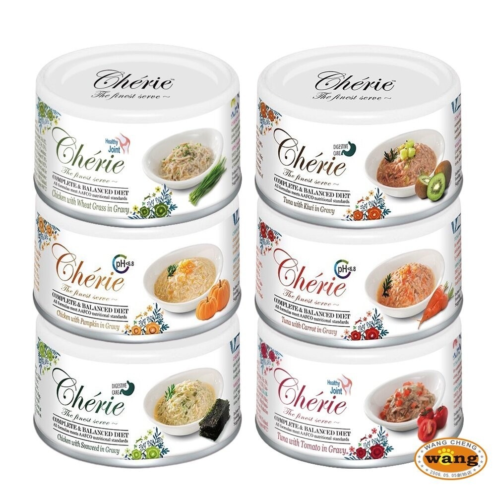 【單罐】Cherie 法麗 全營養 全照護主食貓罐80g  泌尿道/腸胃/關節/皮毛保健 幼貓慕斯罐 貓罐頭『林口旗艦店-細節圖9