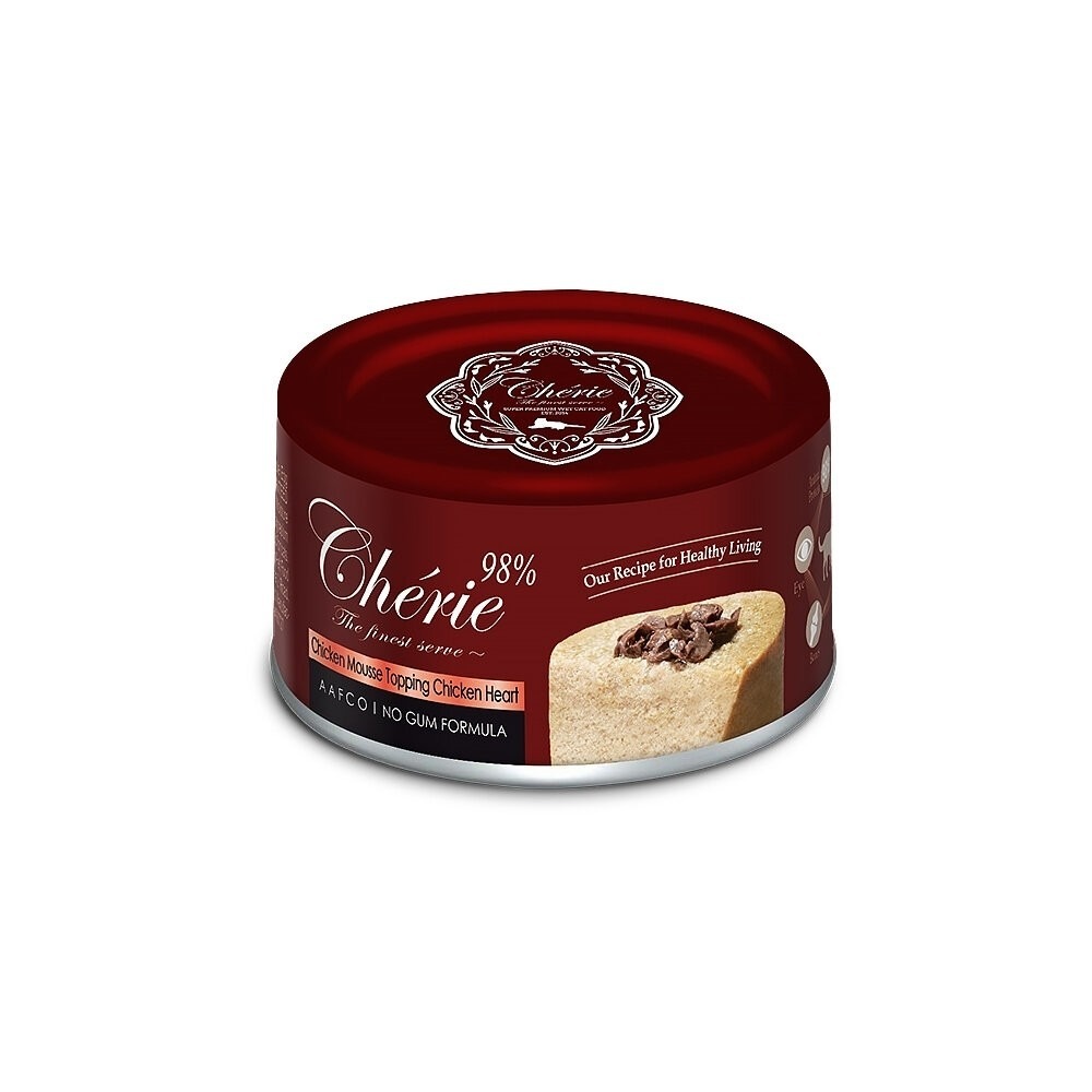 雞肉慕斯佐雞心｜24入/箱