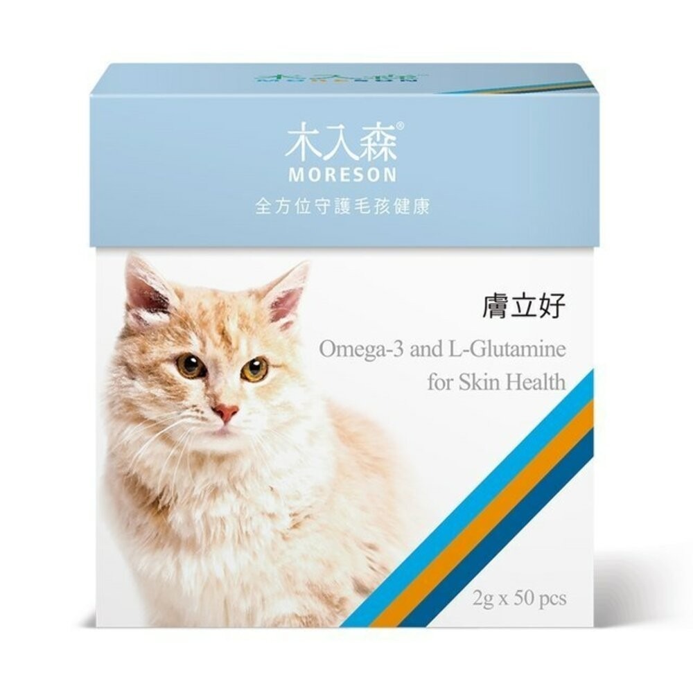 Moreson 木入森 貓咪營養品 保腎利/膚立好/護疫升/有關膝/好規泌/排毛粉/益生菌固齒麗口滴劑『旺城寵物』-規格圖9