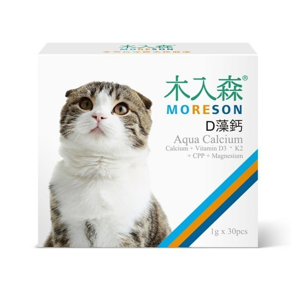 Moreson 木入森 貓咪營養品 保腎利/膚立好/護疫升/有關膝/好規泌/排毛粉/益生菌固齒麗口滴劑『林口旗艦店』-規格圖9