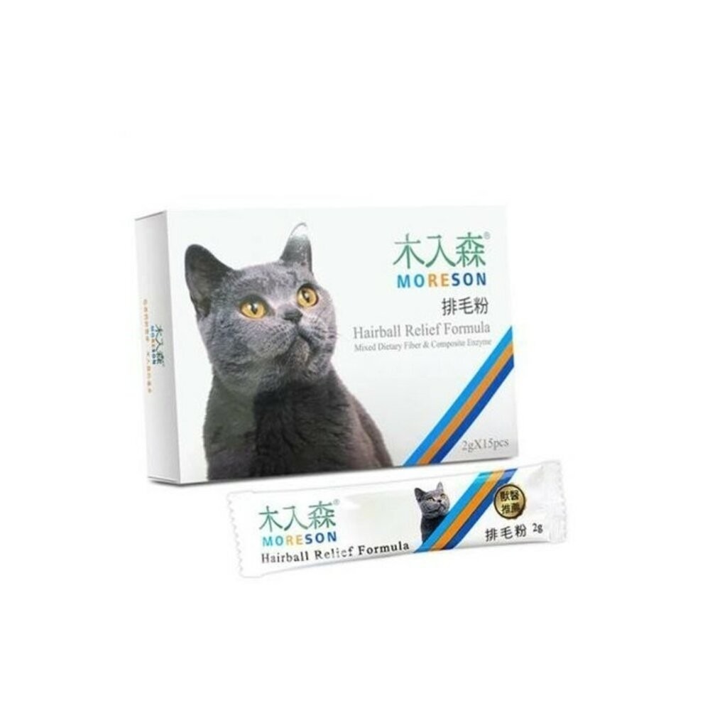 Moreson 木入森 貓咪營養品 保腎利/膚立好/護疫升/有關膝/好規泌/排毛粉/益生菌固齒麗口滴劑『旺城寵物』-規格圖9