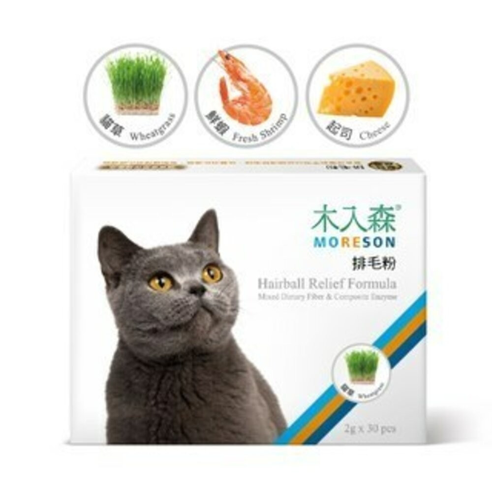 Moreson 木入森 貓咪營養品 保腎利/膚立好/護疫升/有關膝/好規泌/排毛粉/益生菌固齒麗口滴劑『旺城寵物』-規格圖9