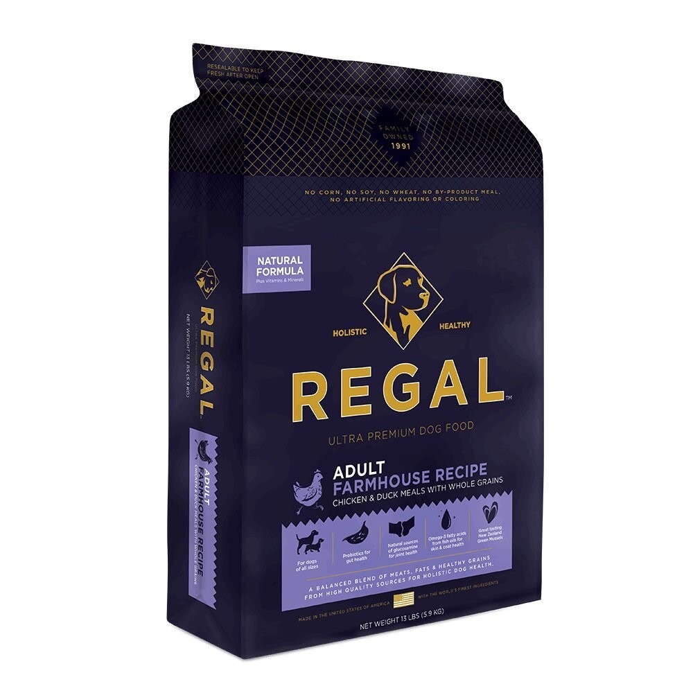 REGAL 芮格爾 天然寵糧狗糧4LB(1.8kg)【買一送一】幼犬 成犬 室內犬 高齡犬 狗飼料 犬糧『林口旗艦店』-規格圖8