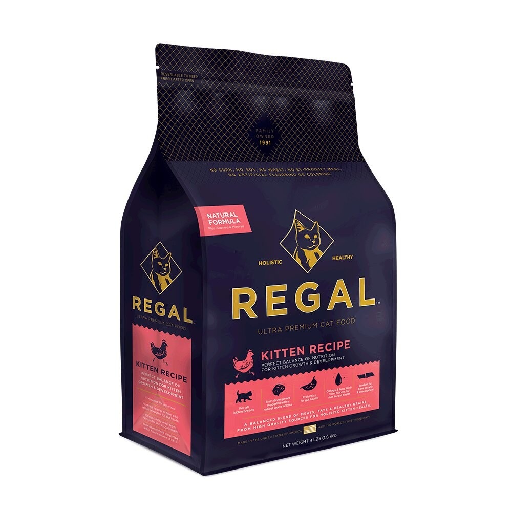 REGAL 芮格爾 天然寵糧貓糧4LB(1.8kg)【買一送一】幼貓 成貓 室內貓 高齡貓 貓飼料 貓糧『林口旗艦店』-規格圖8