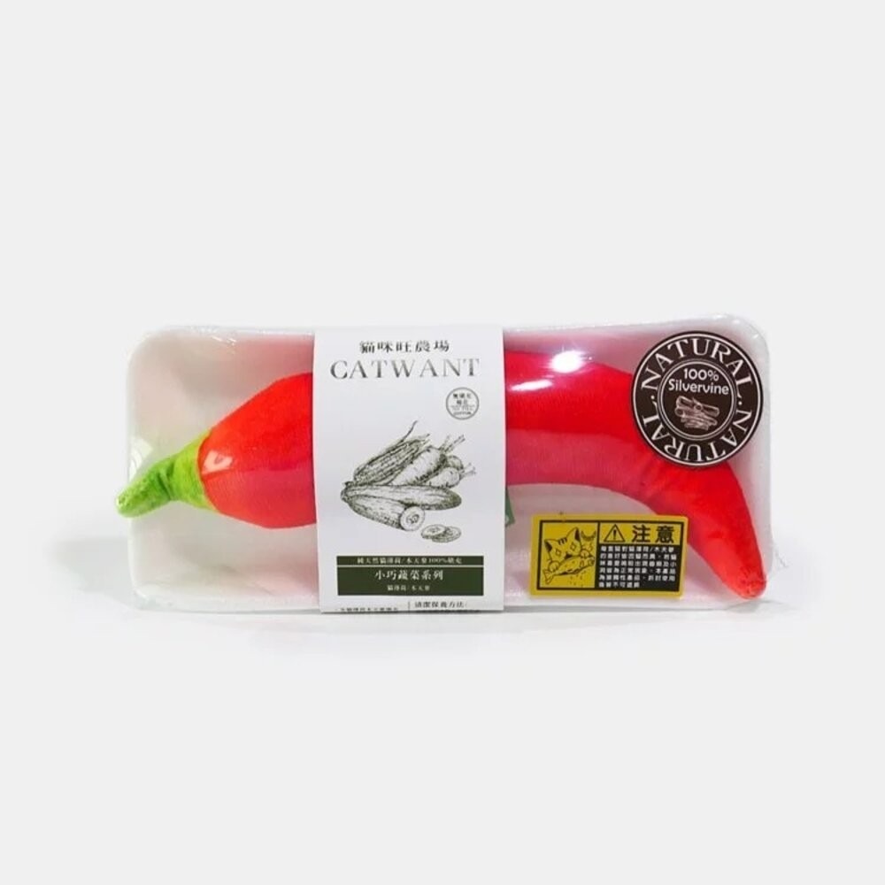 CATWANT 貓咪旺農場 木天蓼填充貓玩具｜鮮魚玩具 蔬菜玩具 100%貓薄荷 貓草玩具 仿真玩具 貓玩具『林口旗艦店-規格圖7