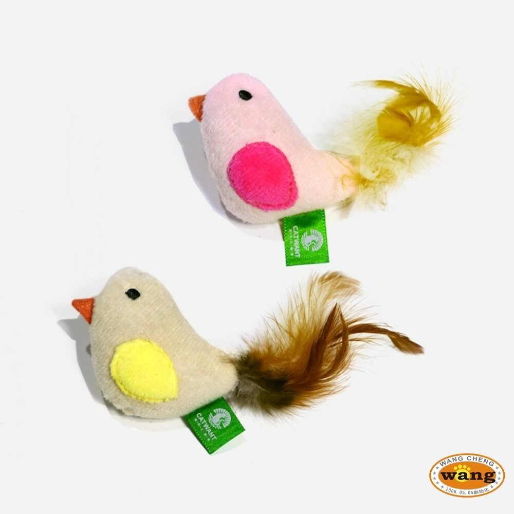 CATWANT 貓咪旺農場 木天蓼填充貓玩具｜小鳥 小老鼠 貓薄荷 顏色隨機 貓玩具『林口旗艦店』-細節圖5