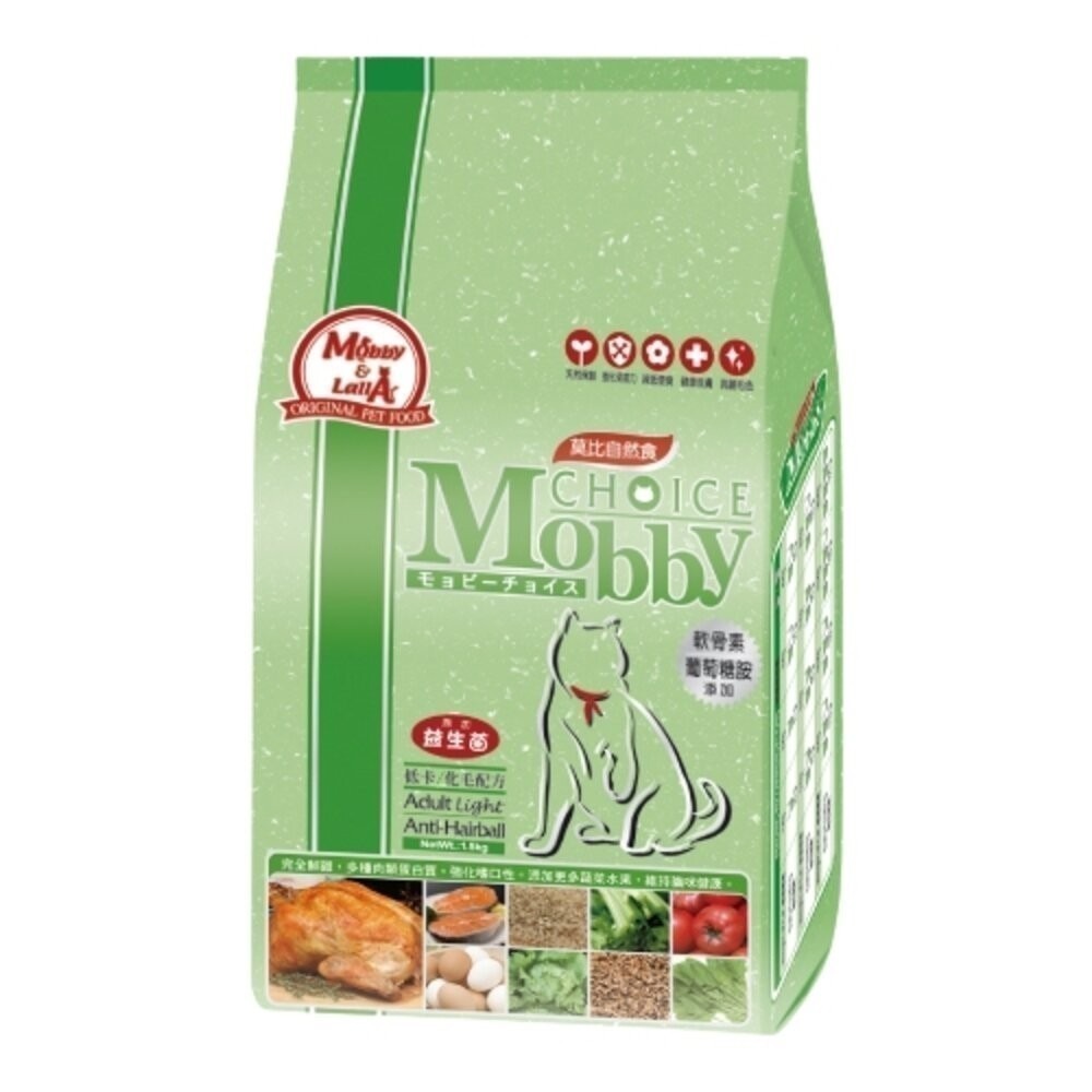 MobbyChoice 莫比 自然食 貓糧 7.5KG【免運】幼母貓/低卡/化毛/挑嘴貓 貓飼料『林口旗艦店』-規格圖7