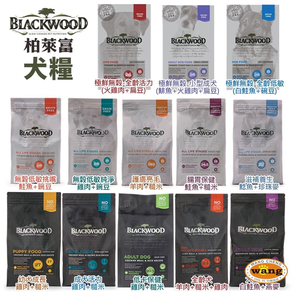 Blackwood 柏萊富 犬糧 4.5磅(2kg) 功能性 極鮮無穀 幼犬 全犬 低卡保健 柏萊富狗『林口旗艦店』-細節圖3