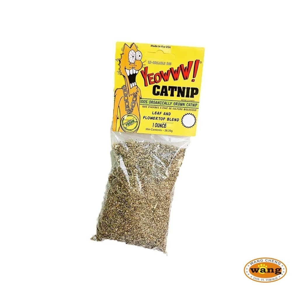 YEOWWW! 瘋狂貓 美國有機貓草 貓草 貓咪最愛 可添加在玩具上或貓抓板『林口旗艦店』-細節圖3