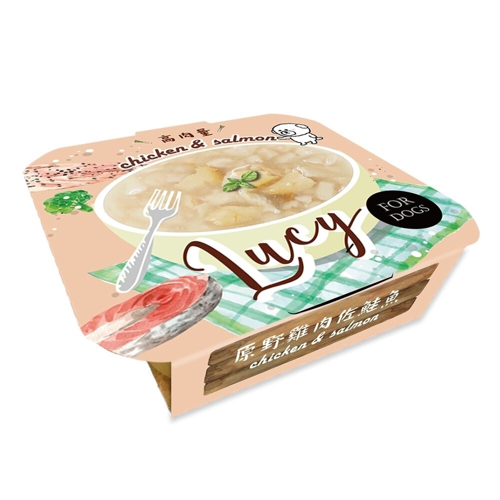 LUCY 肉肉控犬用餐盒80g 高肉量 滿滿的肉肉 狗餐盒 狗罐頭 狗罐 開封即食不用等 全齡犬『林口旗艦店』-規格圖9