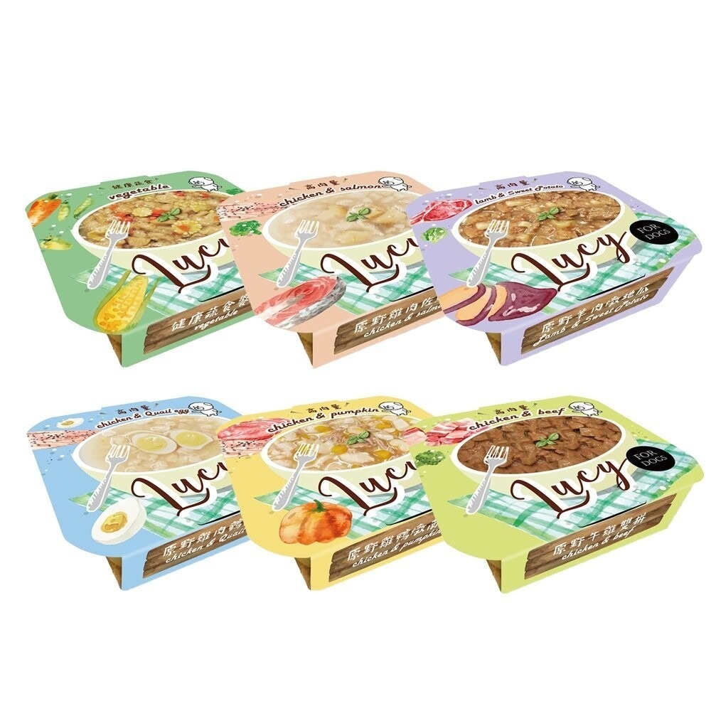 LUCY 肉肉控犬用餐盒80g 高肉量 滿滿的肉肉 狗餐盒 狗罐頭 狗罐 開封即食不用等 全齡犬『林口旗艦店』-規格圖9