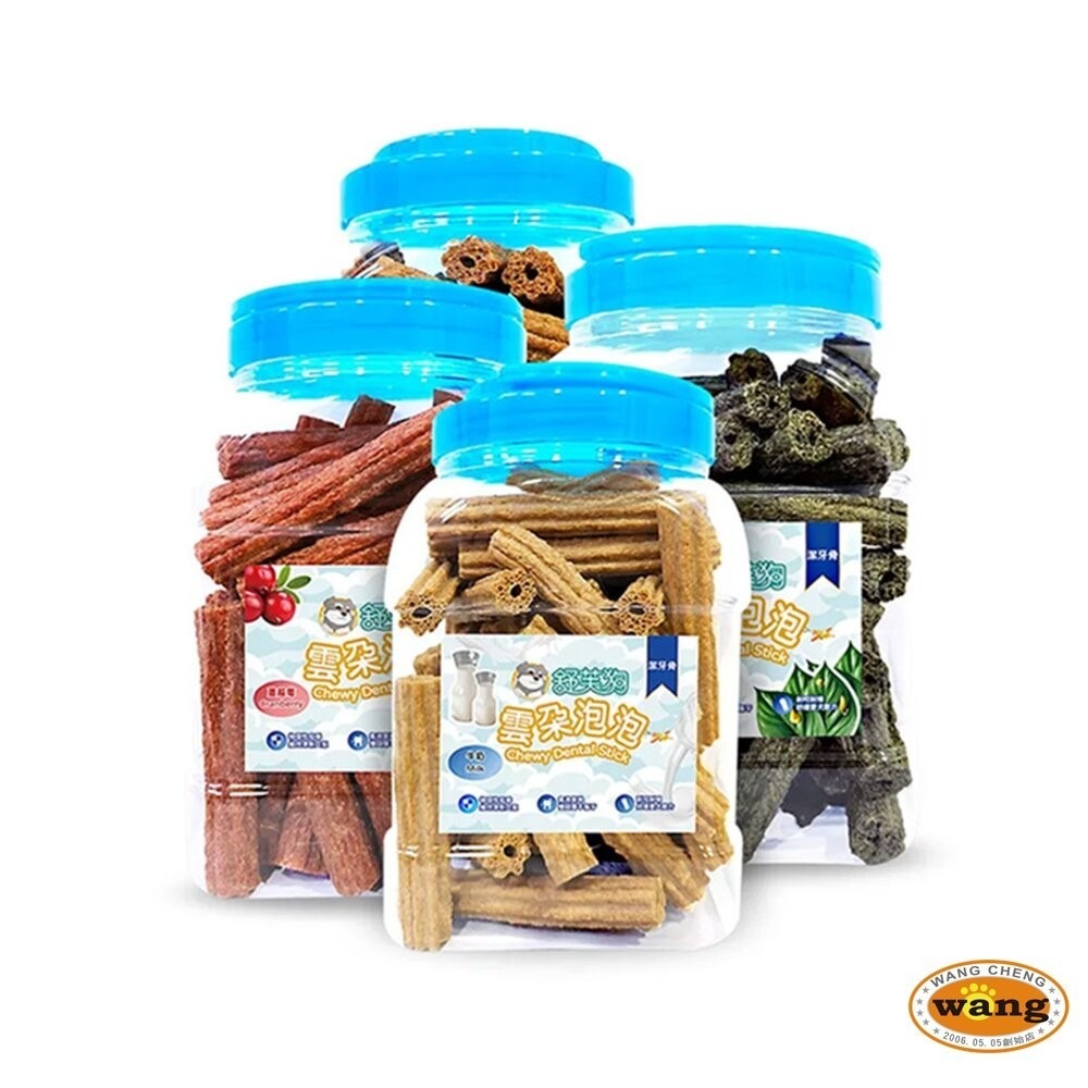 舒芙狗 雲朵泡泡潔牙骨桶裝｜500g 家庭號大份量 潔牙零食 犬用點心 訓練獎勵 狗零食 狗潔牙 狗零食『林口旗艦店』-細節圖2