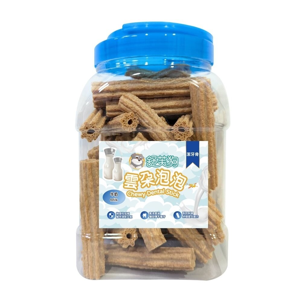 舒芙狗 雲朵泡泡潔牙骨桶裝｜500g 家庭號大份量 潔牙零食 犬用點心 訓練獎勵 狗零食 狗潔牙 狗零食『林口旗艦店』-規格圖6