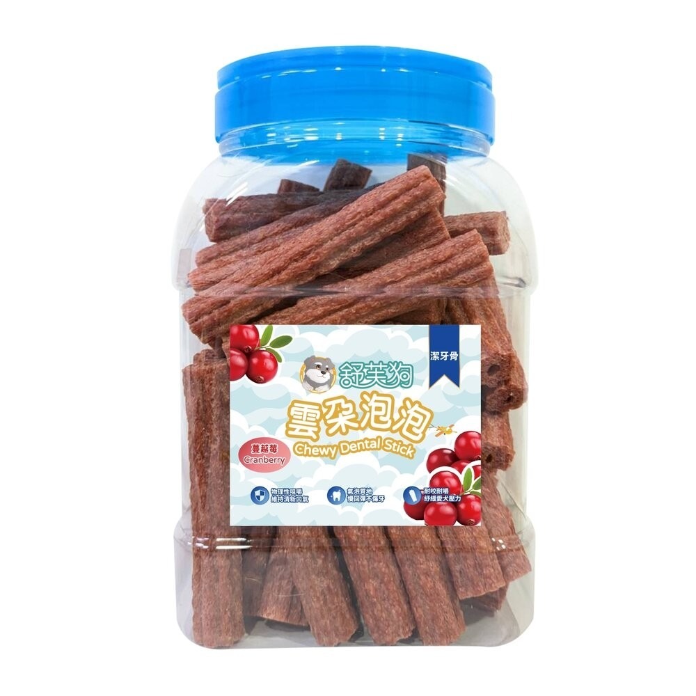 舒芙狗 雲朵泡泡潔牙骨桶裝｜500g 家庭號大份量 潔牙零食 犬用點心 訓練獎勵 狗零食 狗潔牙 狗零食『林口旗艦店』-規格圖6