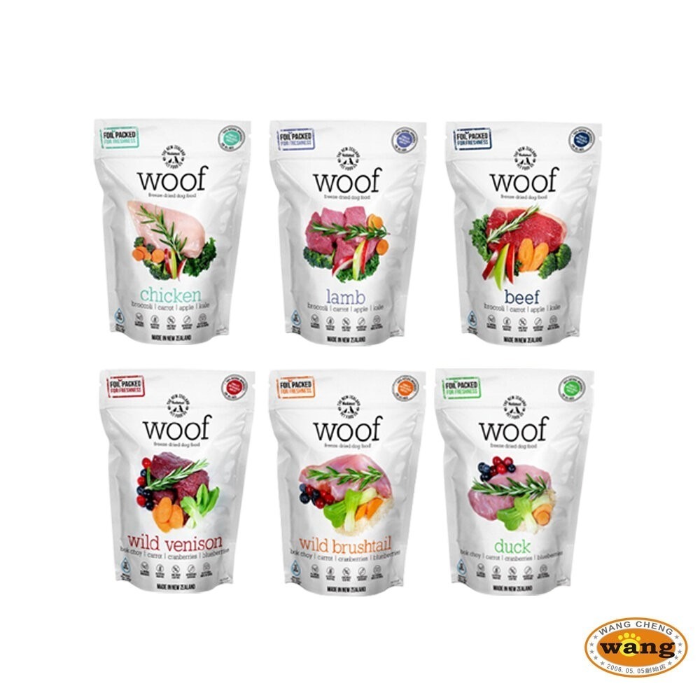 Natural 鮮開凍 woof 狗狗冷凍乾燥生食餐 280g｜1Kg 全天然無穀 凍乾糧 犬糧 狗飼料『林口旗艦店』-細節圖2