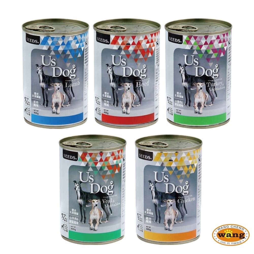 SEEDS 惜時 聖萊西 Us Dog 愛犬主食罐400g【單罐】 主食狗罐 狗罐頭『林口旗艦店』-細節圖2